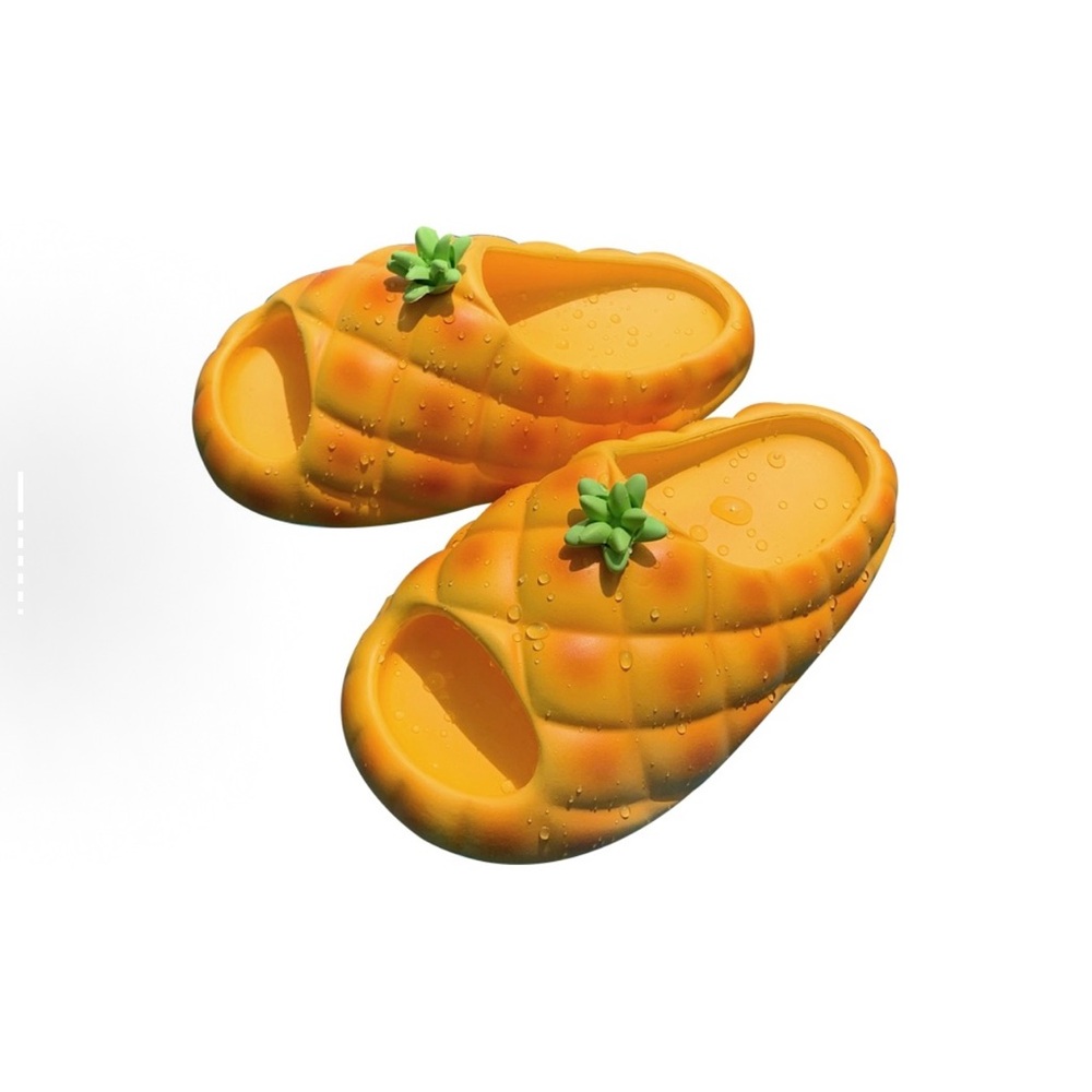 Vibrant Orange and Green Quilted Slippers for Indoor Comfort